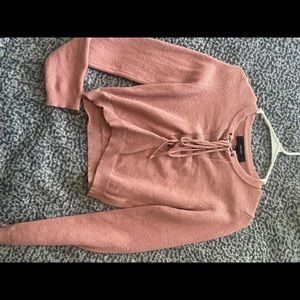 Crop sweater